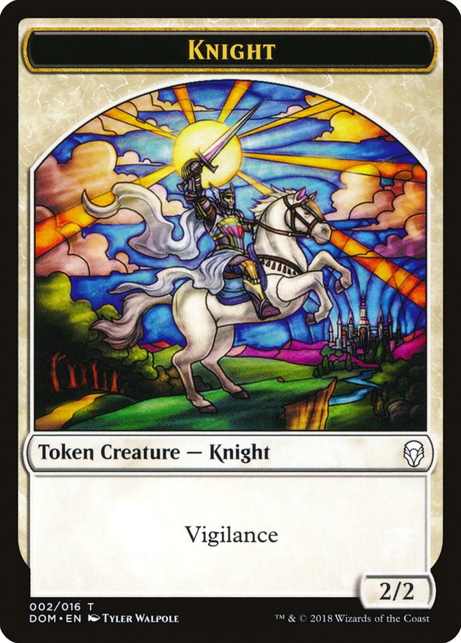 Knight (002/016) [Dominaria Tokens] | KingTCG.ca