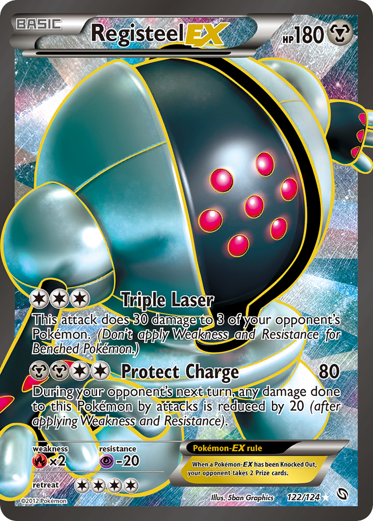 Registeel EX (122/124) [Black & White: Dragons Exalted] | KingTCG.ca