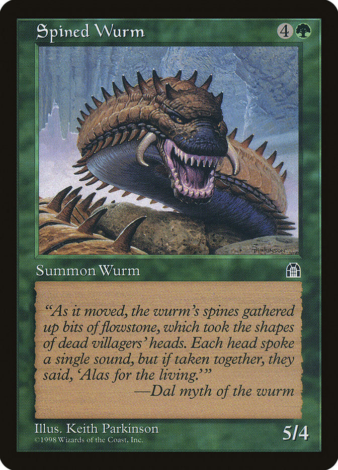 Spined Wurm [Stronghold] | KingTCG.ca