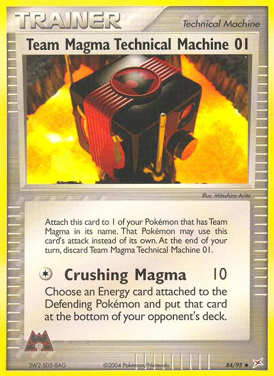 Team Magma's Technical Machine 01 (84/95) [EX: Team Magma vs Team Aqua] | KingTCG.ca