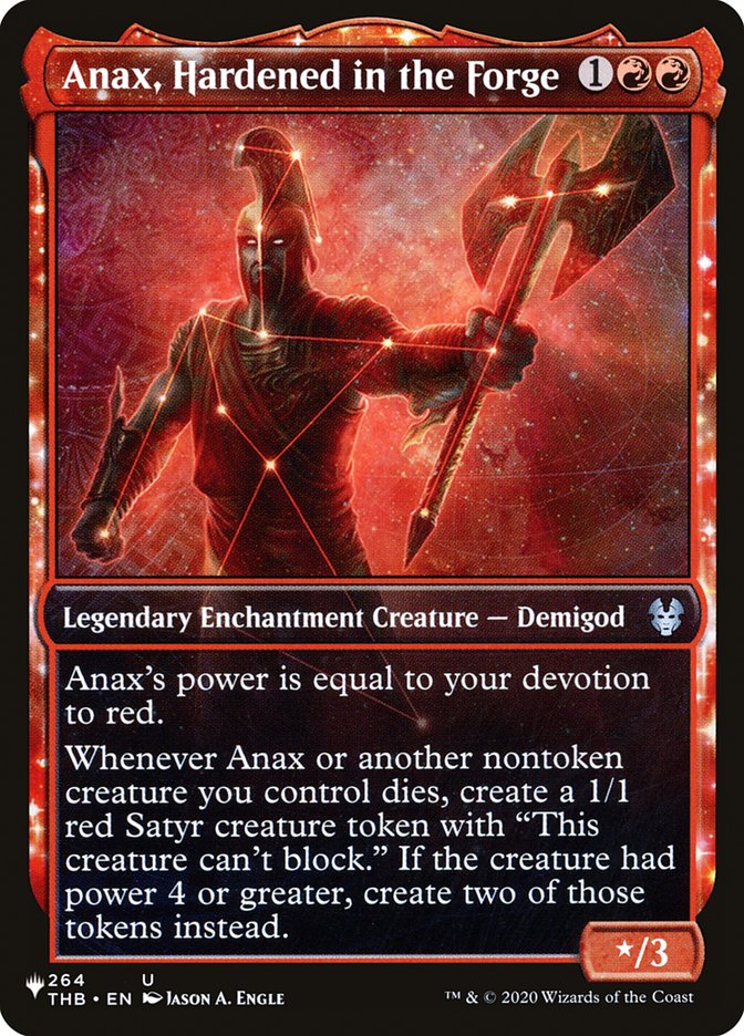 Anax, Hardened in the Forge [The List] | KingTCG.ca