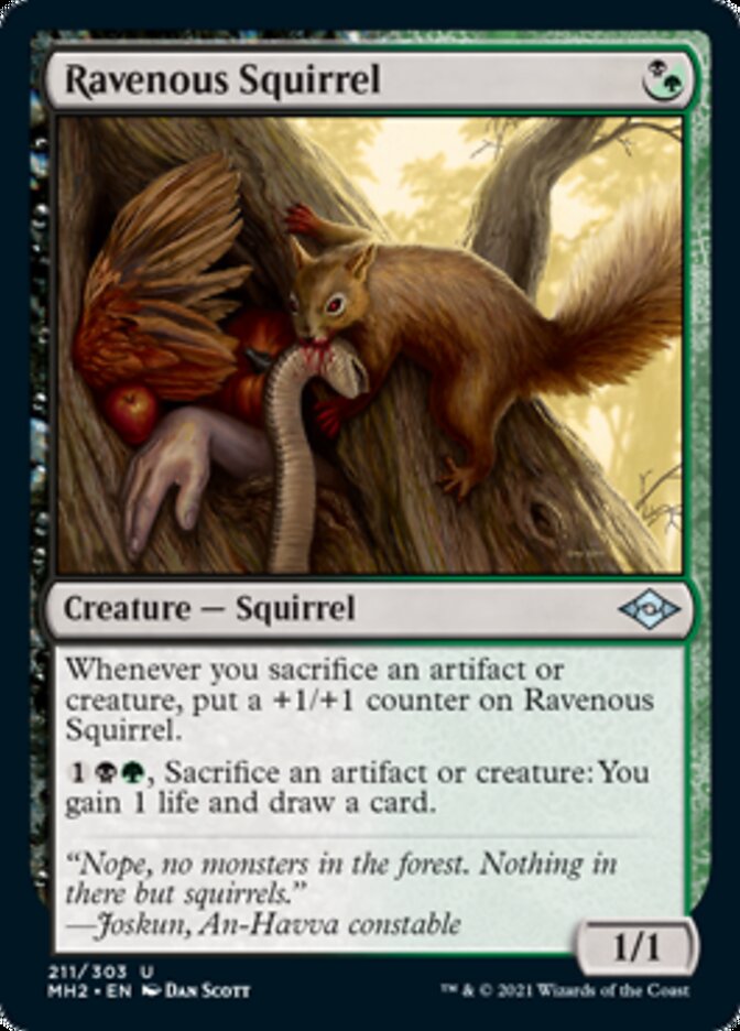 Ravenous Squirrel [Modern Horizons 2] | KingTCG.ca