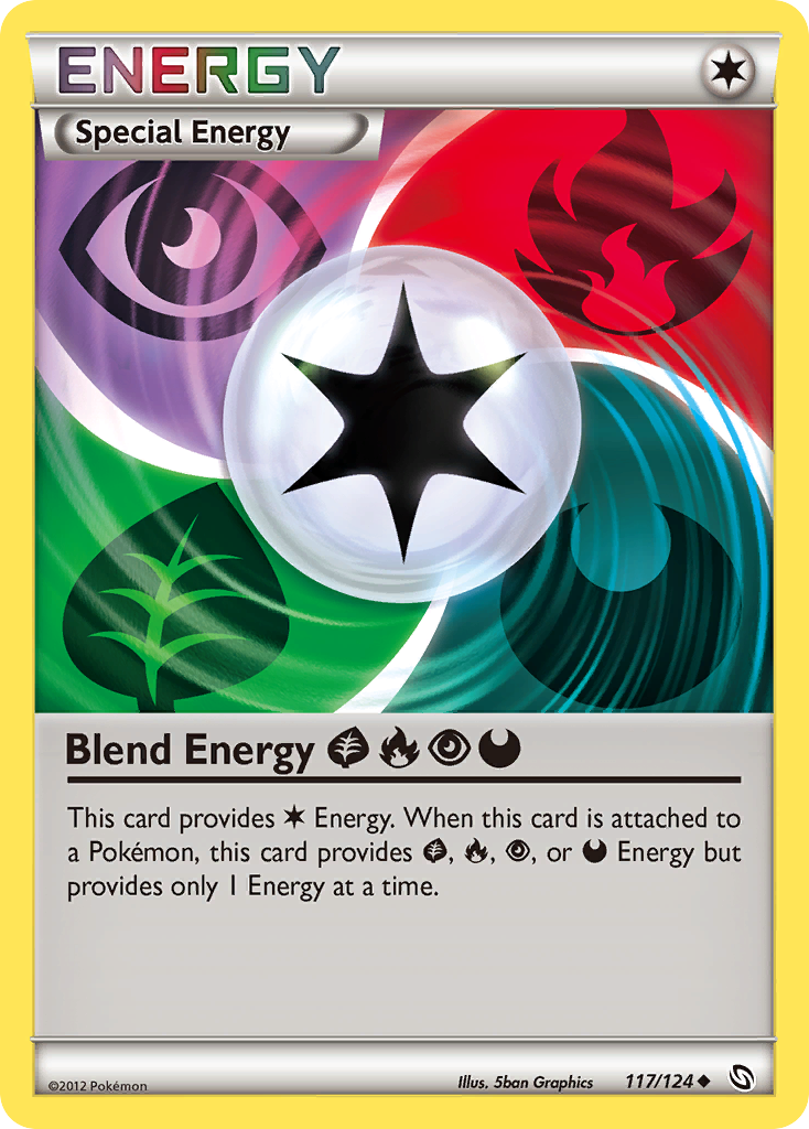 Blend Energy GrassFirePsychicDarkness (117/124) [Black & White: Dragons Exalted] | KingTCG.ca