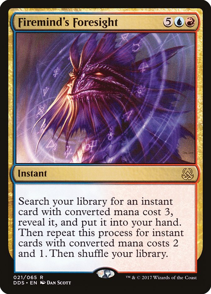 Firemind's Foresight [Duel Decks: Mind vs. Might] | KingTCG.ca