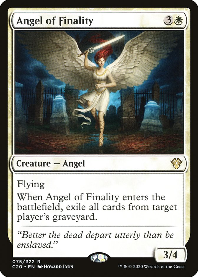 Angel of Finality [Commander 2020] | KingTCG.ca