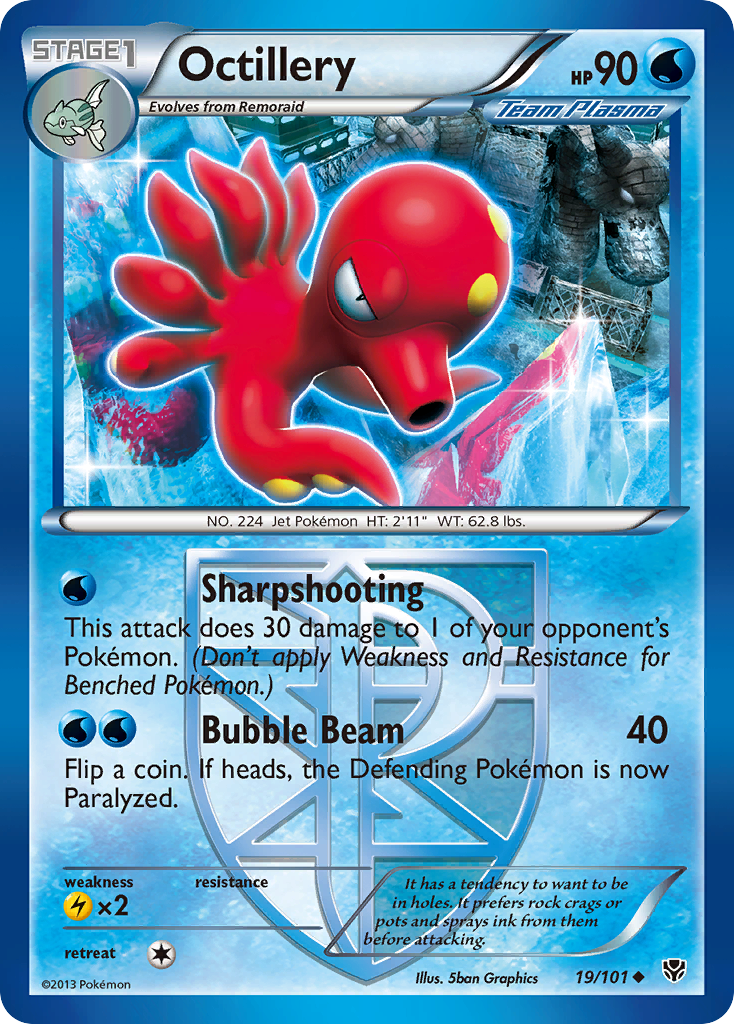 Octillery (19/101) [Black & White: Plasma Blast] | KingTCG.ca