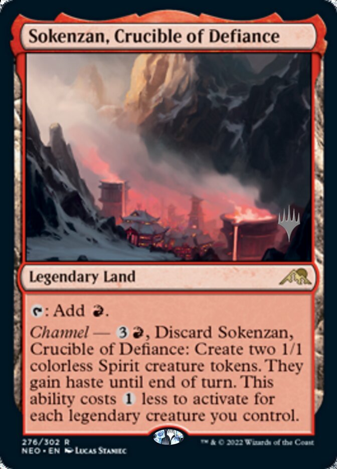 Sokenzan, Crucible of Defiance (Promo Pack) [Kamigawa: Neon Dynasty Promos] | KingTCG.ca