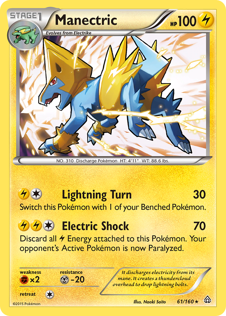 Manectric (61/160) [XY: Primal Clash] | KingTCG.ca