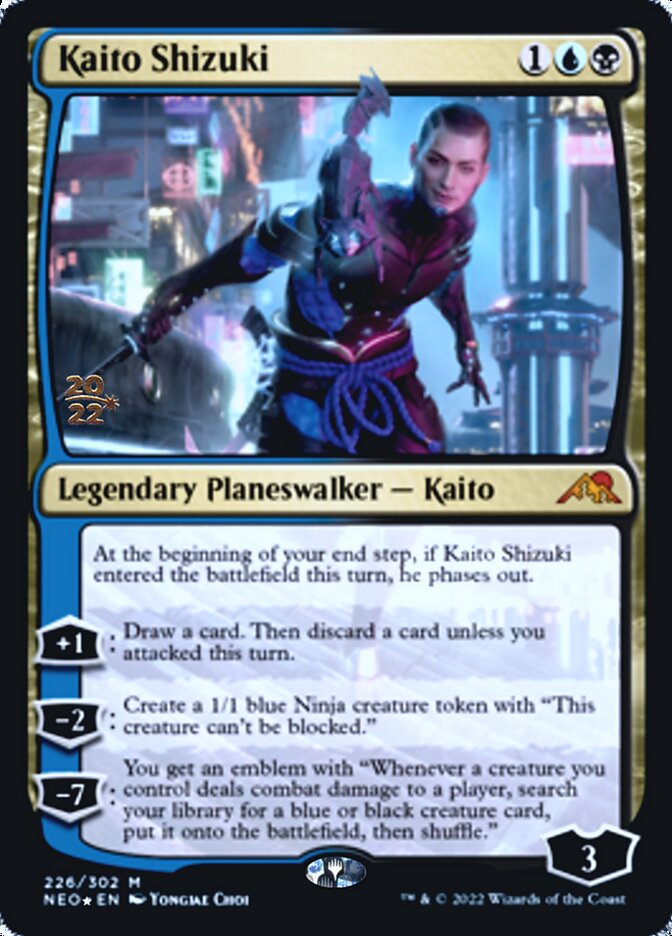 Kaito Shizuki [Kamigawa: Neon Dynasty Prerelease Promos] | KingTCG.ca