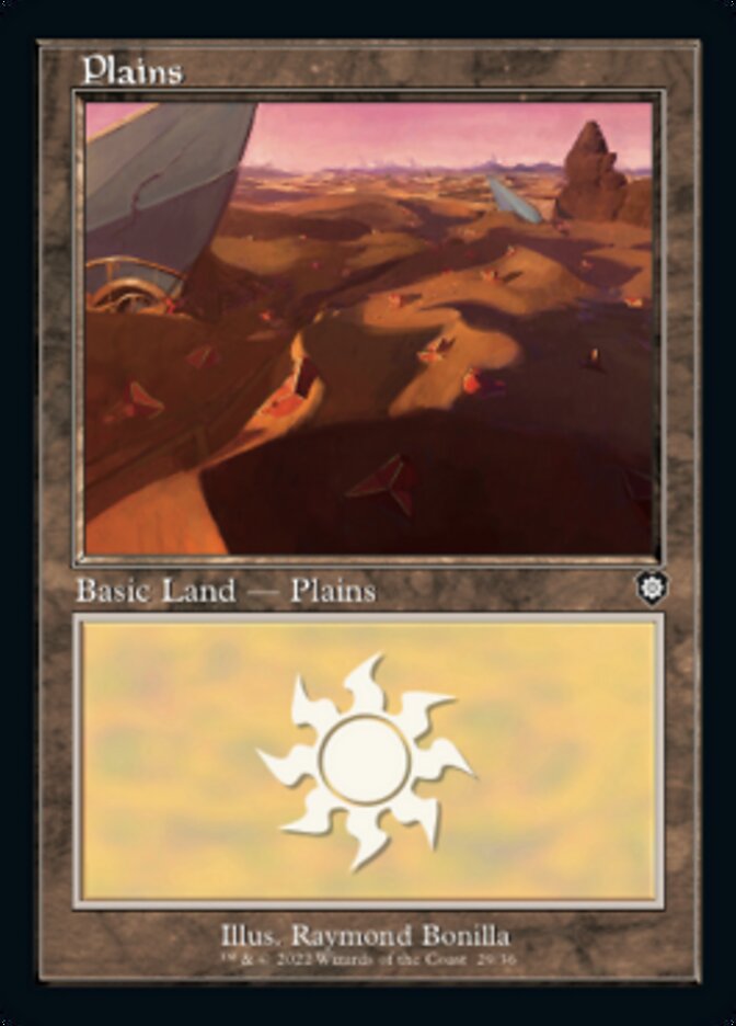 Plains (029) (Retro) [The Brothers' War Commander] | KingTCG.ca