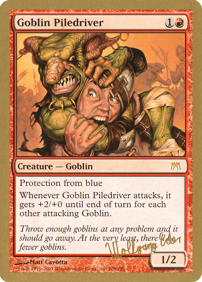 Goblin Piledriver (Wolfgang Eder) [World Championship Decks 2003] | KingTCG.ca