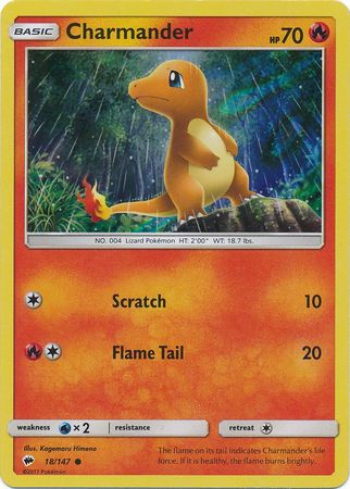 Charmander (18/147) (Premium Collection Promo) [Sun & Moon: Burning Shadows] | KingTCG.ca