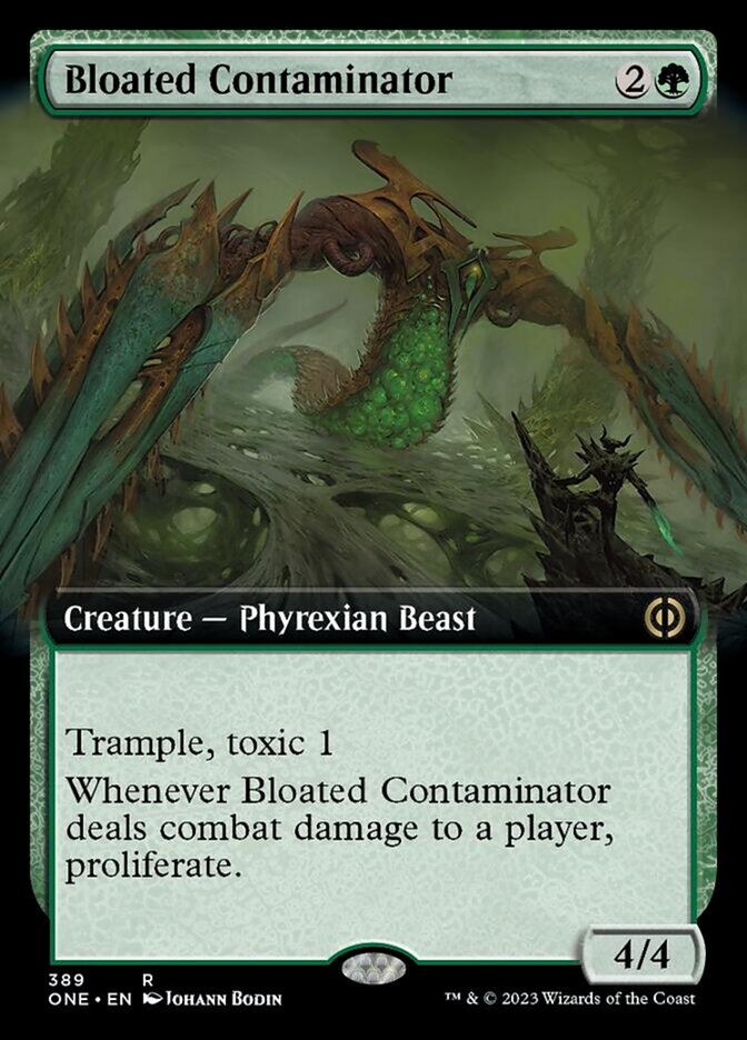 Bloated Contaminator (Extended Art) [Phyrexia: All Will Be One] | KingTCG.ca