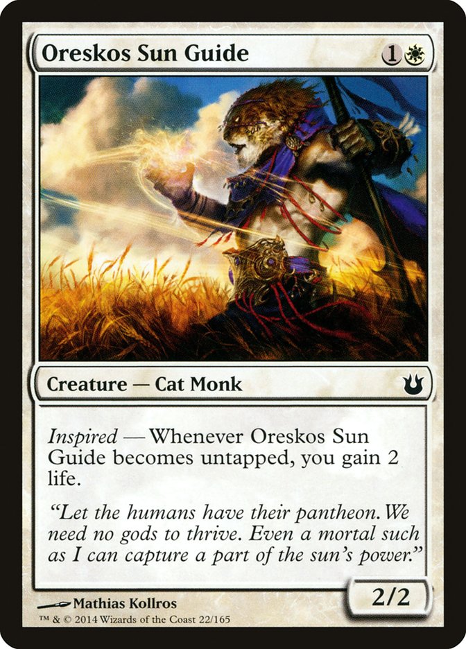 Oreskos Sun Guide [Born of the Gods] | KingTCG.ca