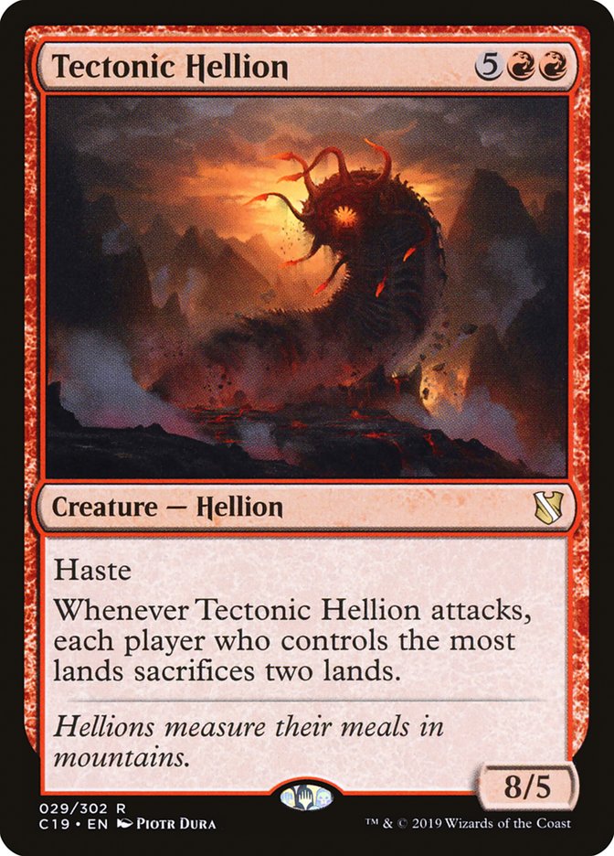 Tectonic Hellion [Commander 2019] | KingTCG.ca