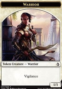 Warrior // Labyrinth Guardian Token [Amonkhet Tokens] | KingTCG.ca