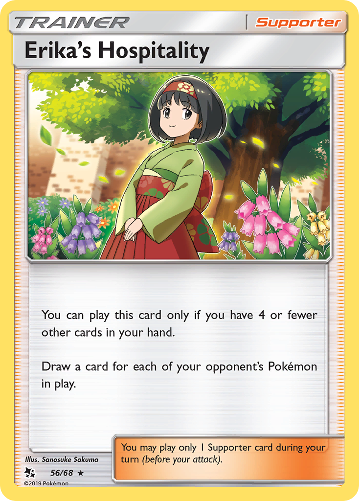 Erika's Hospitality (56/68) [Sun & Moon: Hidden Fates] | KingTCG.ca