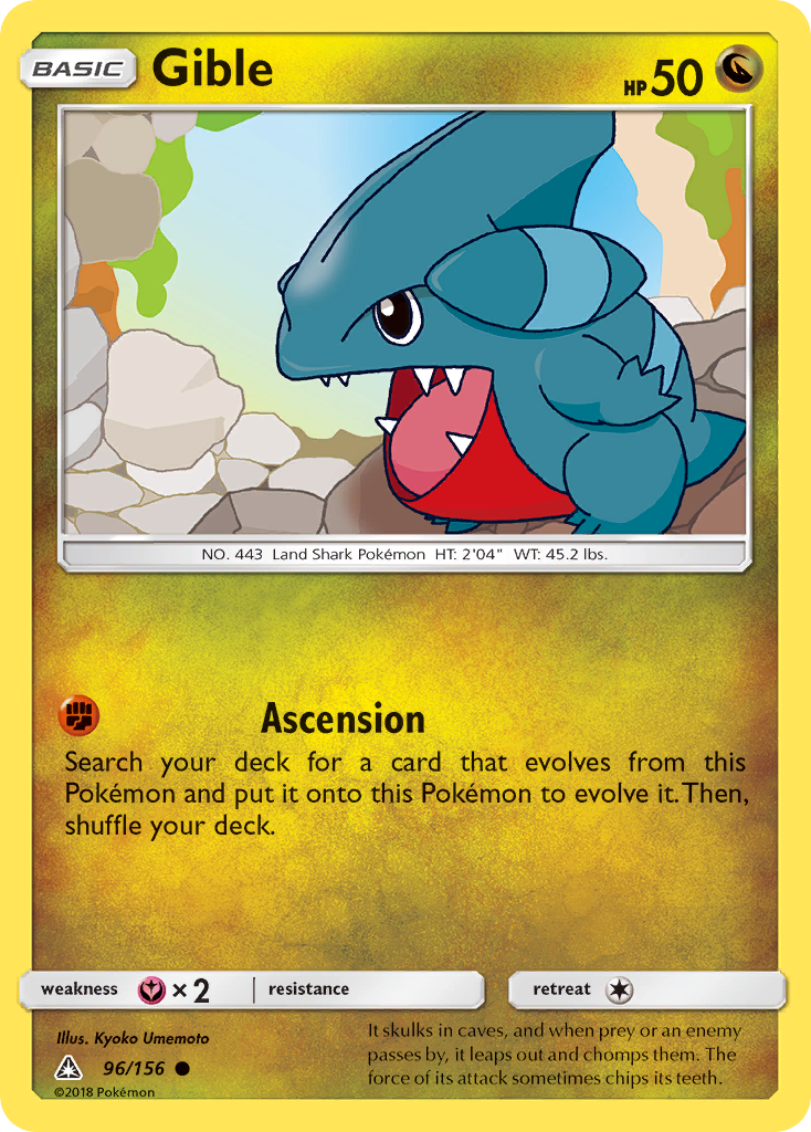 Gible (96/156) [Sun & Moon: Ultra Prism] | KingTCG.ca