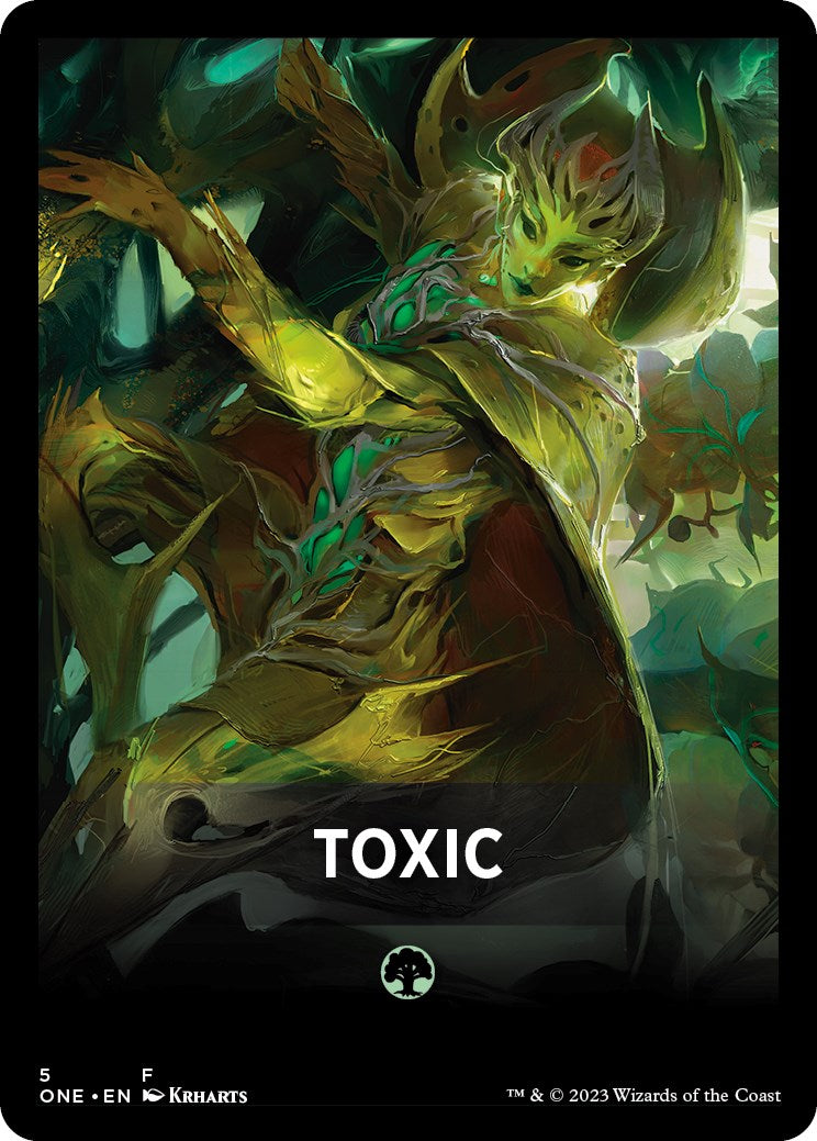 Toxic Theme Card [Phyrexia: All Will Be One Tokens] | KingTCG.ca