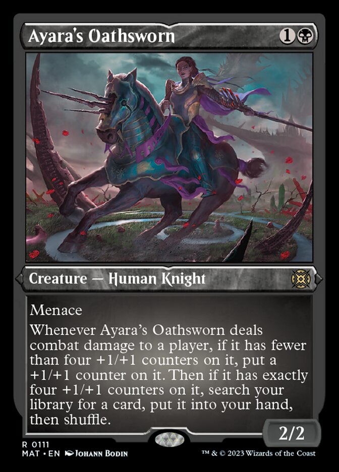 Ayara's Oathsworn (Foil Etched) [March of the Machine: The Aftermath] | KingTCG.ca