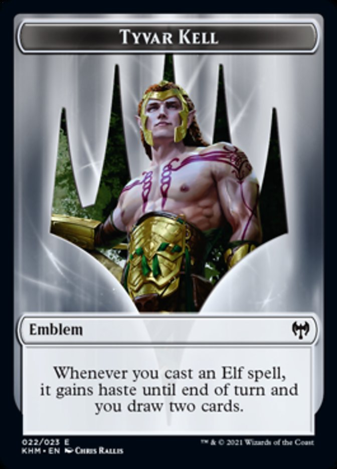 Emblem - Tyvar Kell [Kaldheim] | KingTCG.ca