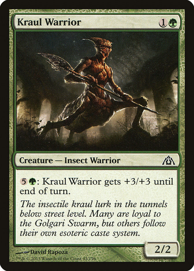 Kraul Warrior [Dragon's Maze] | KingTCG.ca