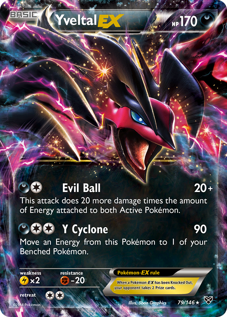 Yveltal EX (79/146) [XY: Base Set] | KingTCG.ca