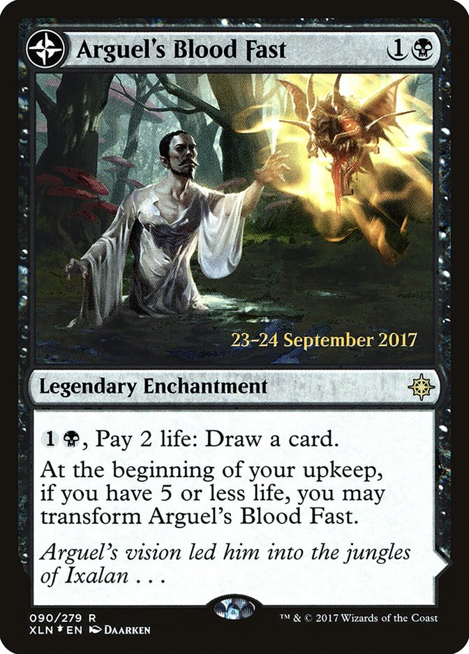 Arguel's Blood Fast // Temple of Aclazotz [Ixalan Promos] | KingTCG.ca