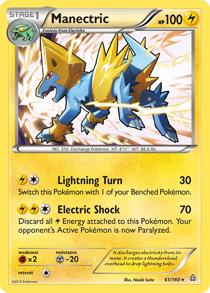 Manectric (XY Primal Clash) (61/160) [Theme Deck Exclusives] | KingTCG.ca