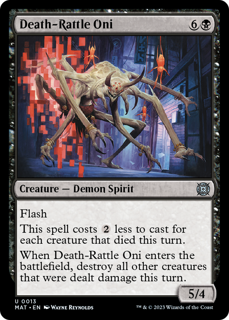 Death-Rattle Oni [March of the Machine: The Aftermath] | KingTCG.ca