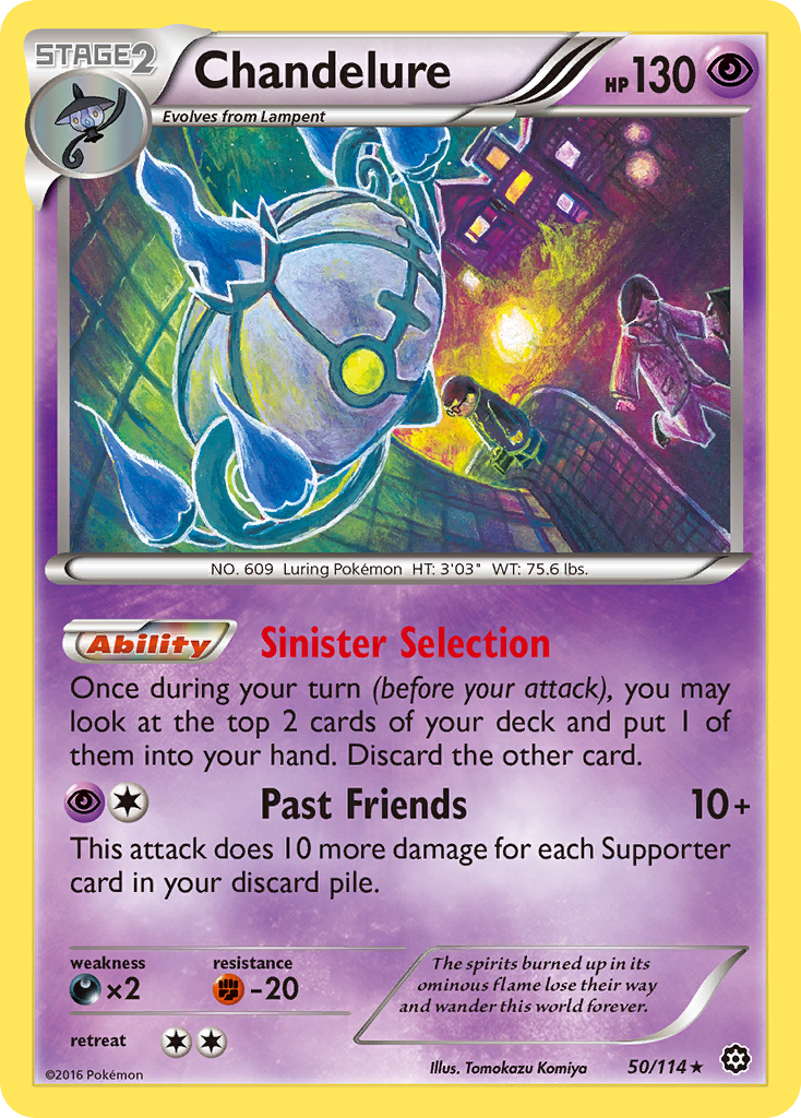 Chandelure (50/114) [XY: Steam Siege] | KingTCG.ca