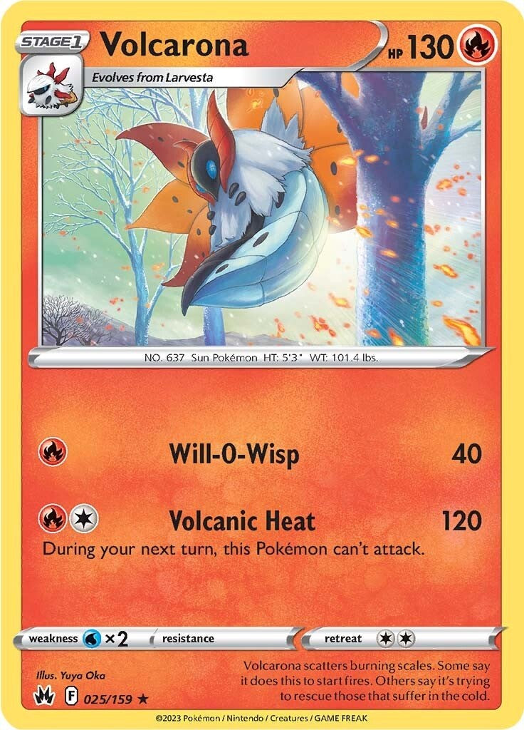 Volcarona (025/159) [Sword & Shield: Crown Zenith] | KingTCG.ca