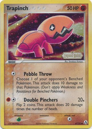 Trapinch (67/92) (Stamped) [EX: Legend Maker] | KingTCG.ca