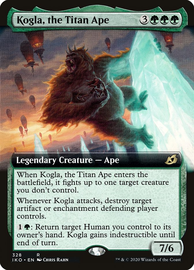 Kogla, the Titan Ape (Extended Art) [Ikoria: Lair of Behemoths] | KingTCG.ca