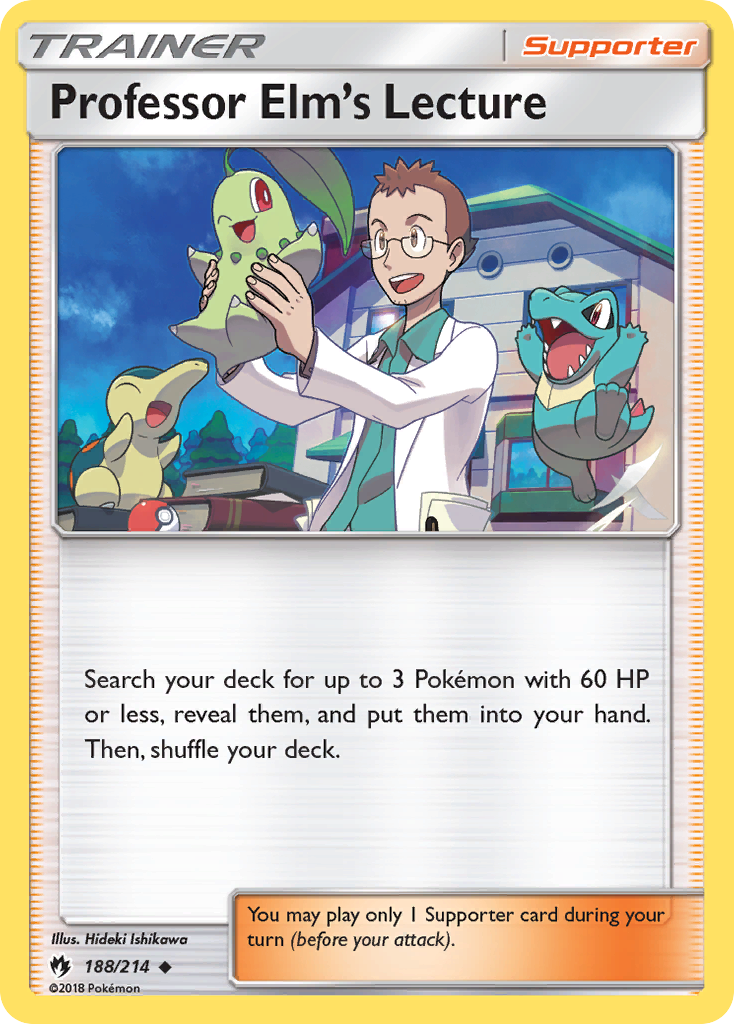 Professor Elm's Lecture (188/214) [Sun & Moon: Lost Thunder] | KingTCG.ca