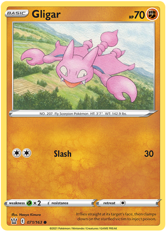 Gligar (071/163) [Sword & Shield: Battle Styles] | KingTCG.ca