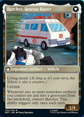 Ratchet, Field Medic // Ratchet, Rescue Racer [Universes Beyond: Transformers] | KingTCG.ca