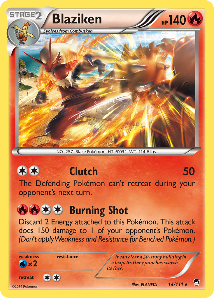 Blaziken (14/111) [XY: Furious Fists] | KingTCG.ca