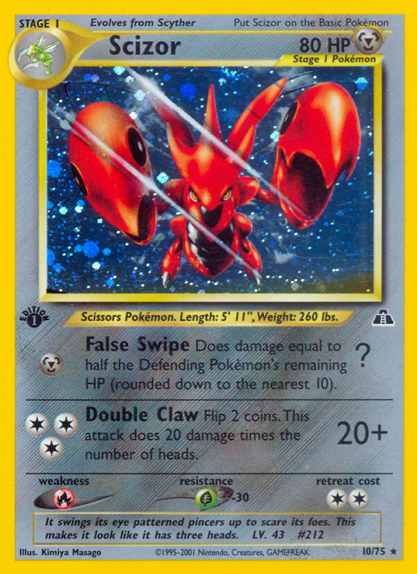 Scizor (10/75) [Neo Discovery 1st Edition] | KingTCG.ca