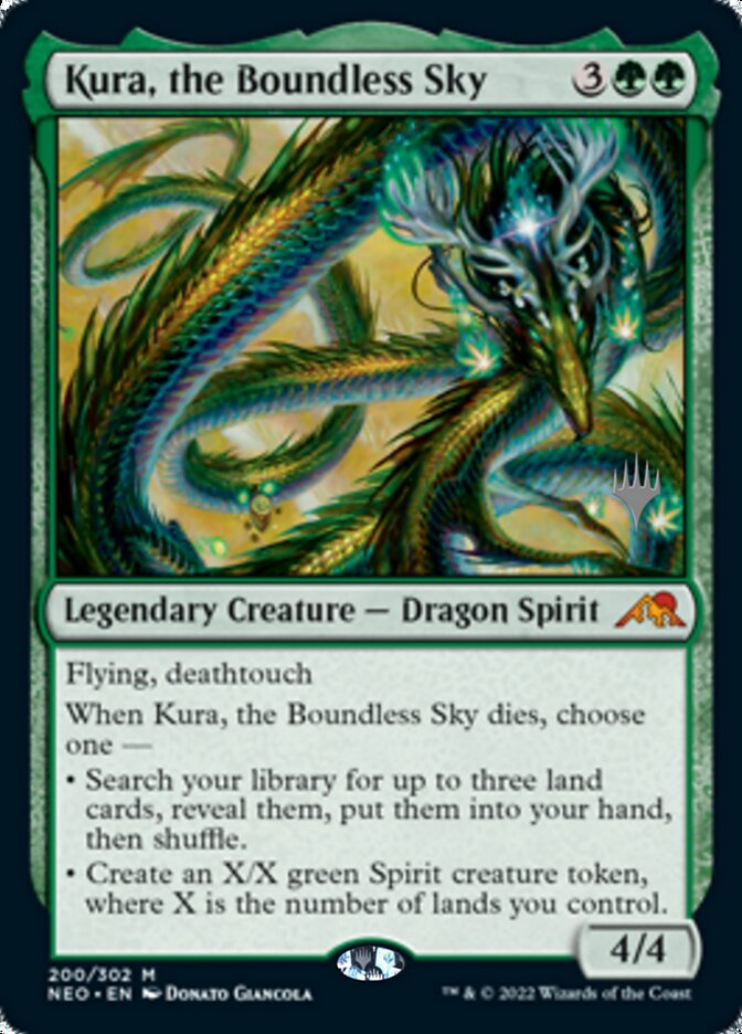 Kura, the Boundless Sky (Promo Pack) [Kamigawa: Neon Dynasty Promos] | KingTCG.ca