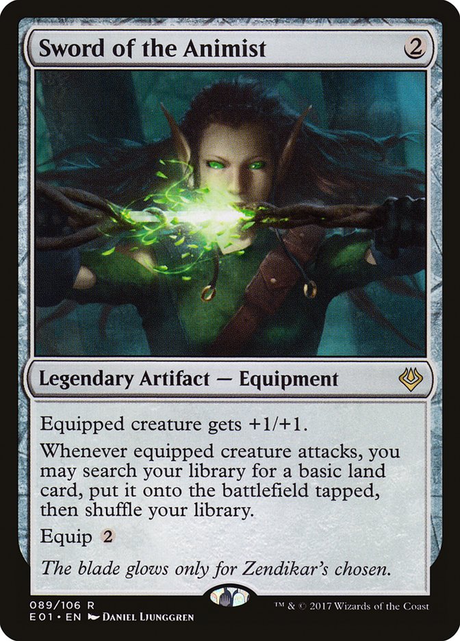 Sword of the Animist [Archenemy: Nicol Bolas] | KingTCG.ca