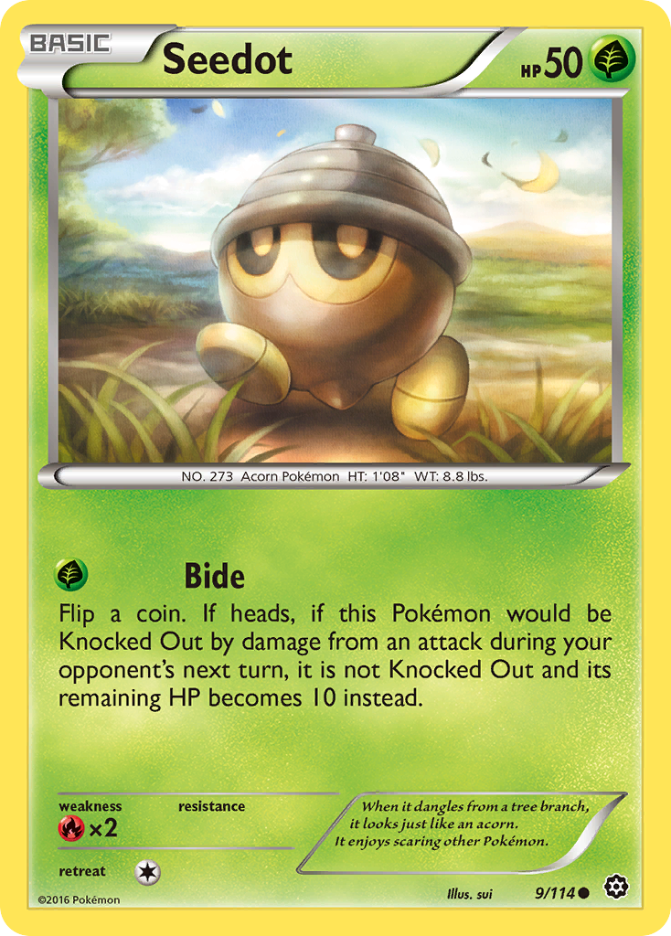 Seedot (9/114) [XY: Steam Siege] | KingTCG.ca