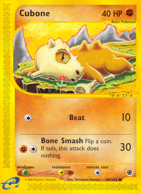 Cubone (103/165) [Expedition: Base Set] | KingTCG.ca