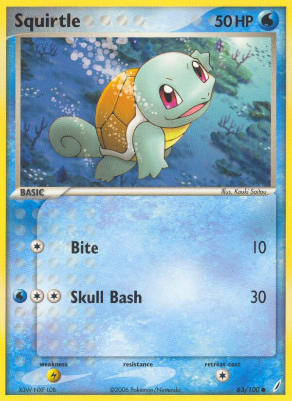 Squirtle (63/100) [EX: Crystal Guardians] | KingTCG.ca