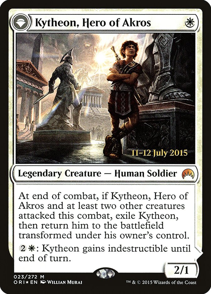 Kytheon, Hero of Akros // Gideon, Battle-Forged [Magic Origins Promos] | KingTCG.ca