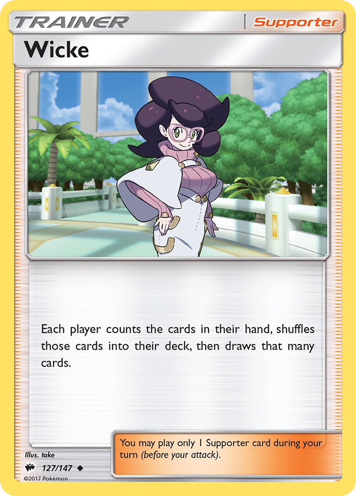 Wicke (127/147) [Sun & Moon: Burning Shadows] | KingTCG.ca