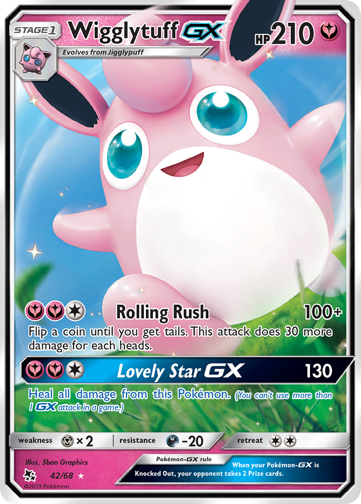 Wigglytuff GX (42/68) [Sun & Moon: Hidden Fates] | KingTCG.ca