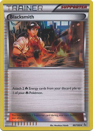 Blacksmith (88/106) (Sheen Holo Pyroar Collection Exclusive) [XY: Flashfire] | KingTCG.ca