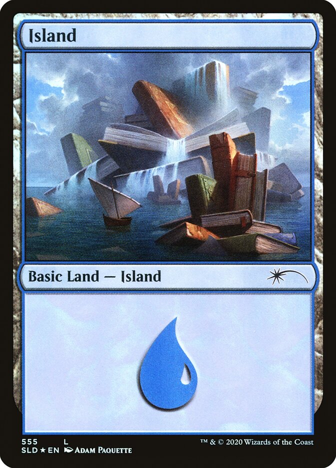 Island (Well Read) (555) [Secret Lair Drop Promos] | KingTCG.ca