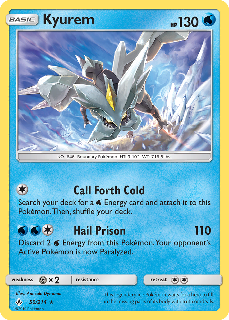 Kyurem (50/214) [Sun & Moon: Unbroken Bonds] | KingTCG.ca